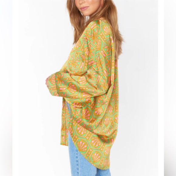 Show Me Your MuMu John’s button down Vibrant Geometric Button Down Shirt - Picture 2 of 7